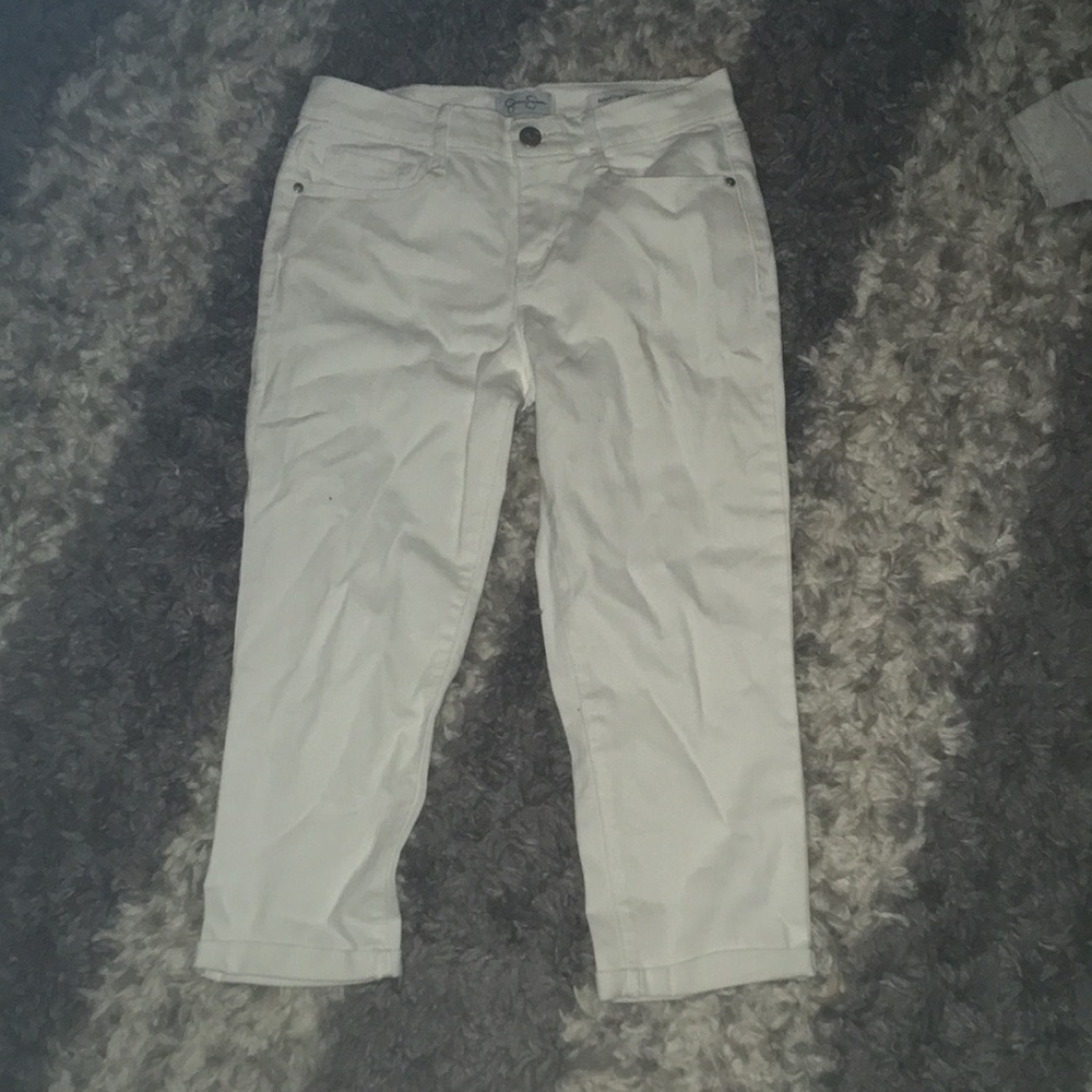 Rolled Crop Skinny Jeans